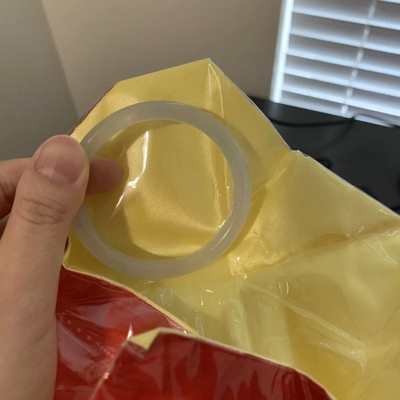 Certified Myanmar natural untreated icy jadeite bangle bracelet 53mm - Picture 7 of 12